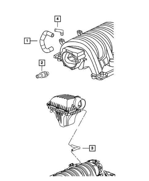Crankcase Ventilation for 2009 Dodge Challenger #0