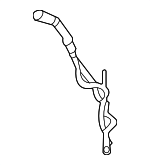 2325012401 - Cooling System: Coolant Hose for Mercedes-Benz Image