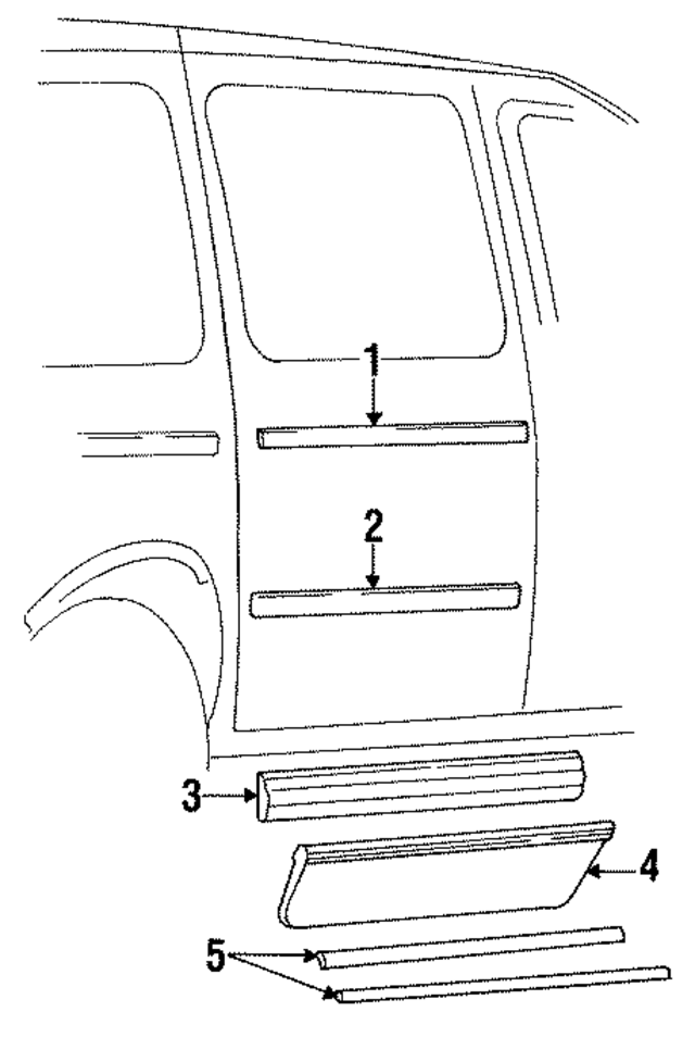 5012235AA - : Molding for Mopar Image