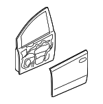 801015Z030 - Body: Door Shell for Nissan Image
