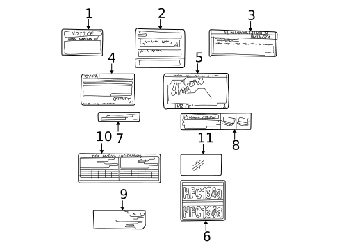 Labels for 2003 Toyota Solara #0
