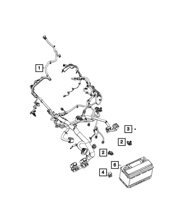 68323771AA - : Battery Cable Nut for Mopar Image