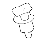 95555168902 - Body: Sill Trim Clip for Porsche: Cayenne Image