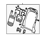 81526TJBA22 - Body: Seat Back Frame for Acura Image