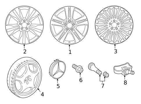 Wheels for 2020 Mercedes-Benz S65 AMG #1
