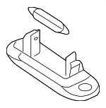 31365548 - : 2016 2017 Volvo XC60 - License Lamp for Volvo: XC60 Image