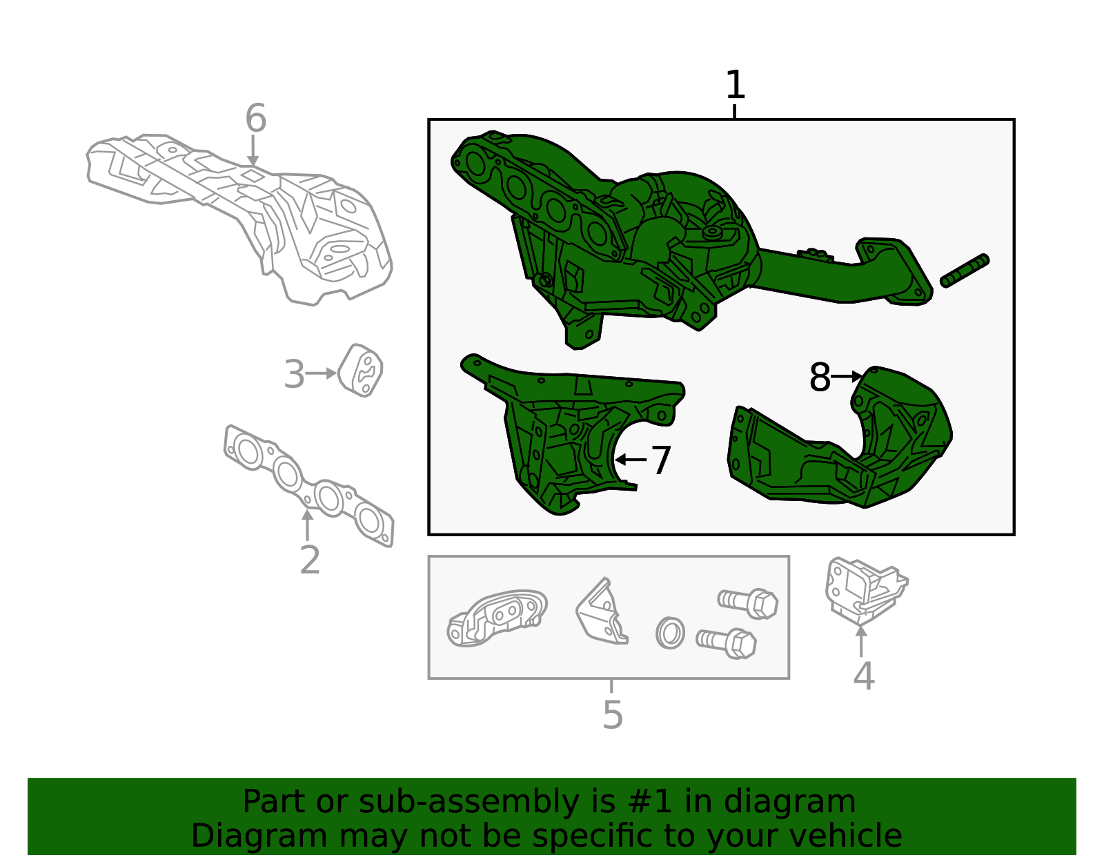 PEM6-20-50X - Mnfd W/Converter - 2014-2018 Mazda 3 | Mazda Swag