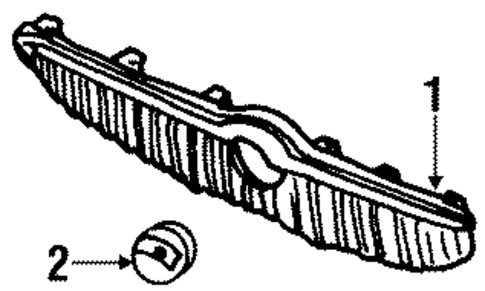 Grille for 2000 Mercury Villager #0