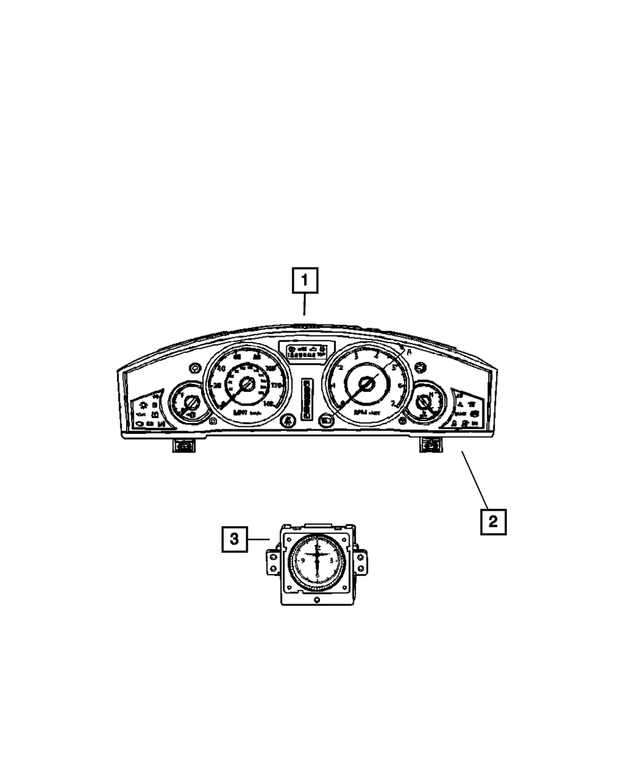 68038332AK - Electrical: Instrument Panel Cluster for Mopar Image
