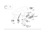 2048305754 - Heating and Ventilation: Air Vent for Mercedes-Benz: C250, C300, C350 Image