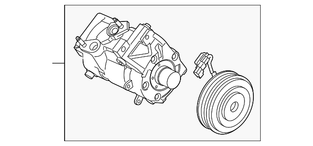 ApplianPar AC Compressor Clutch Assembly For Ford Explorer 3.5 Non