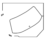 63019SJ020 - : Lift Gate Glass for Subaru: Forester Image
