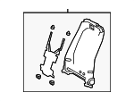 710140A080 - Body: Seat Back Frame for Toyota Image