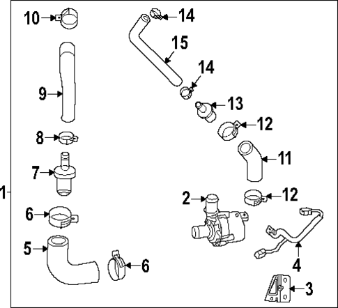 Water Pump for 2023 Hyundai Kona N #2