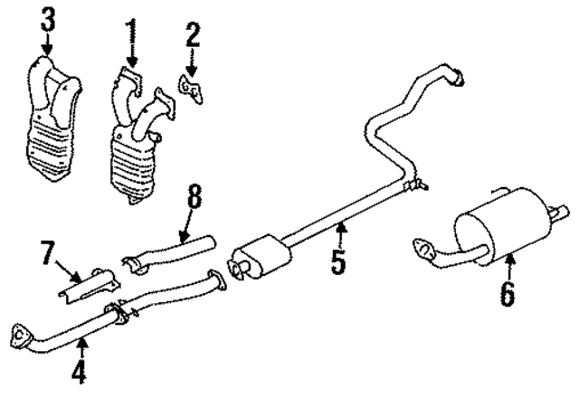 203004B010 - : Intermediate Pipe for Nissan Image