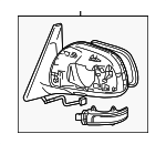 8791035A51 - Body: Mirror Assembly for Toyota: 4Runner Image