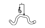 4G0121448AH - Cooling System: Inlet Hose for Audi Image