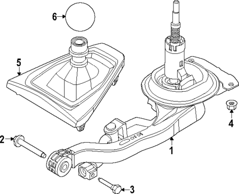 Shifter Housing for 2025 Ford Mustang #1