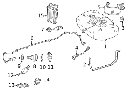 Emission Components for 2012 Mercedes-Benz R350 #0