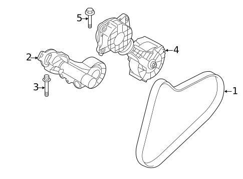 Belts & Pulleys for 2013 Mini Cooper #0