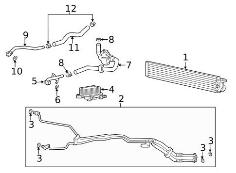 Hoses & Pipes for 2013 Porsche Cayenne #0