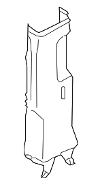 1K4867297D3U6 - Body: Lower Center Pillar Trim for Volkswagen: Jetta Image