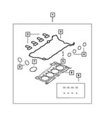 68425880AA - 2.0L I4 DOHC DI Turbo; Engine: Engine Gasket Kit for Mopar Image