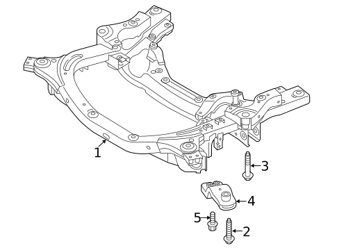 Suspension Mounting for 2015 Hyundai Genesis #2