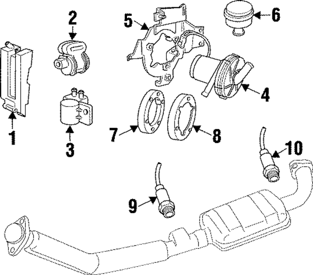 90540985 - : Oxygen Sensor for Cadillac: Catera Image