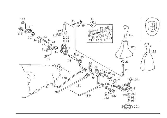 2012670340 - Transmission: Holder for Mercedes-Benz Image image