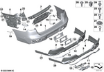 51129501532 - : Trim, Exhaust End Pipe, Right for BMW Image