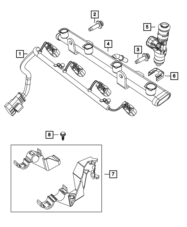 « 4627499AA –  : Carburant Injecteur pour Mopar Image »