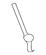 53006015 - Cooling System: Lower Hose Bracket for Dodge: Durango, Ram 1500, Ram 2500, Ram 3500 Image