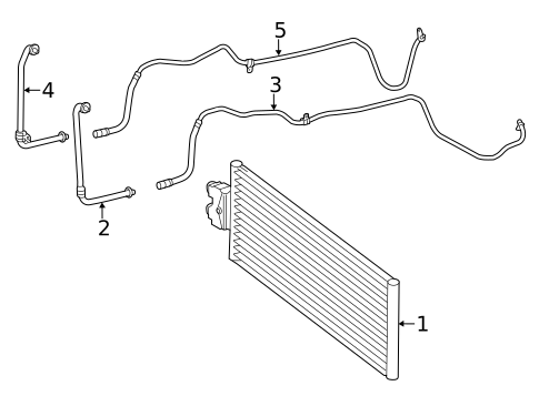 Trans Oil Cooler for 2014 Mercedes-Benz SL65 AMG #0