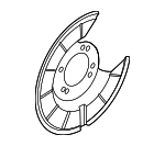 JX6Z2C028B - Brakes: Splash Shield for Ford: Bronco Sport, Escape, Maverick Image