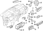 NK4Z10849AP - Body: Cluster for Ford Image