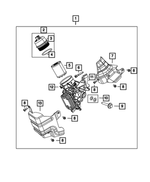 68125146AA - Engine: O Ring Kit for Fiat: 124 Spider, 500, 500L, 500X | Jeep: Renegade Image