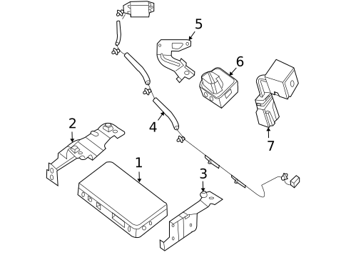 Communication System Components for 2010 Nissan Rogue #2