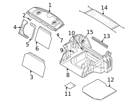 Interior Trim - Rear Body for 2003 Mitsubishi Galant #0