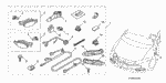 8V31TS81M001 - Accessory Components: FOGLIGHT ASSY., R. FR. for Honda Image