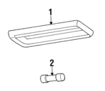 15613002 - Body: Bezel for Chevrolet: Blazer, C1500, C2500, C3500, K1500 Pickup, K2500 Pickup, K3500 Pickup | GMC: C1500 Pickup, C2500 Pickup, C3500 Pickup, K1500 Pickup, K2500 Pickup, K3500 Pickup, Yukon Image