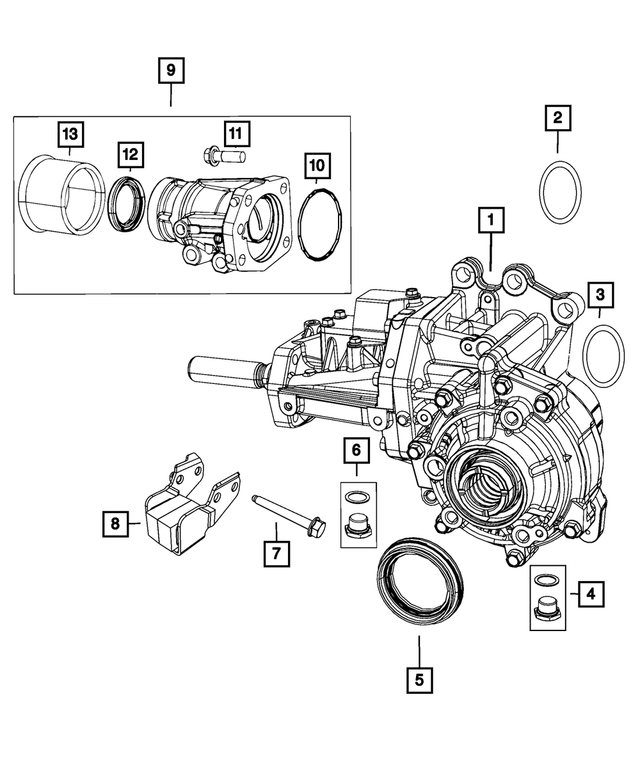 « 68005258AA – Power Transfer Unit; Transfer Case : Protect-pare-poussiere Protect pour Mopar Image »
