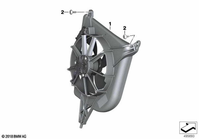 17428356815 - Cooling: Fan -  for BMW-Motorrad Image image