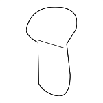 30867031 - : 2000-2004 Volvo V40 - Cargo Cover Rivet for Volvo: V40 Image