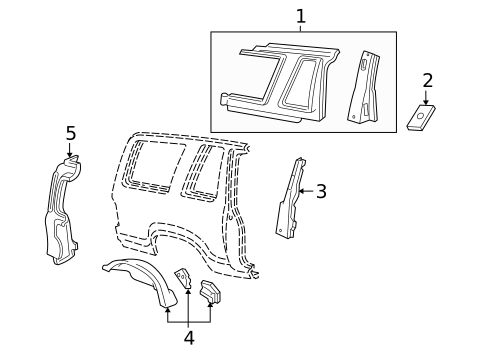 Inner Structure for 2001 Ford Explorer Sport #0