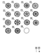 68565551AC - Wheels: Aluminum Wheel for Mopar Image