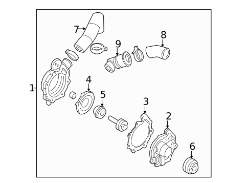 Hoses & Pipes for 2001 Mazda MPV #0