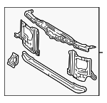 5320160140 - Body: Radiator Support for Toyota: Land Cruiser Image
