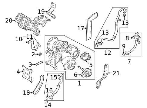 Exhaust Manifold for 2017 Audi A3 Quattro #0