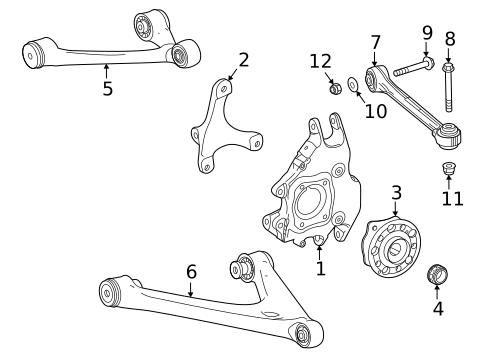 Rear Suspension for 2017 Mercedes-Benz AMG GT #0